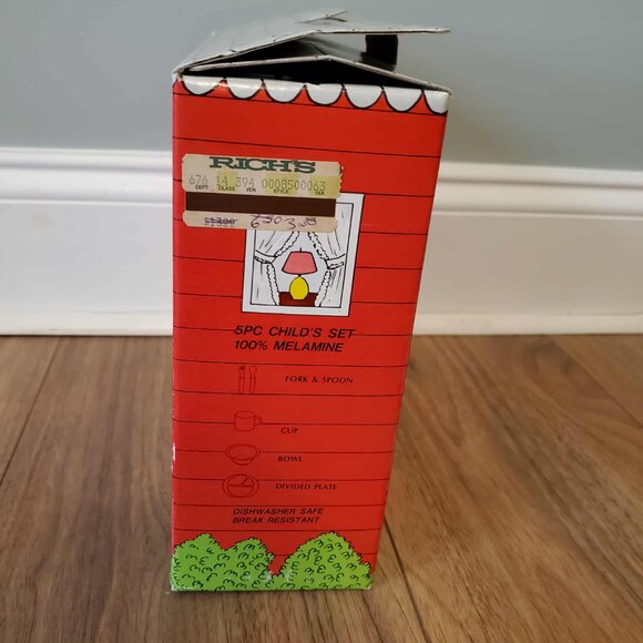 Vintage The Bear House 5-Piece Child’s Dinnerware Set Toddler Melamine - Picture 8 of 9